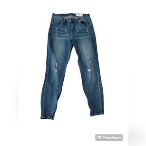 PISTOLA ANAIS ZIP CUFF ANKLE SKINNY JEANS. SZ 30.